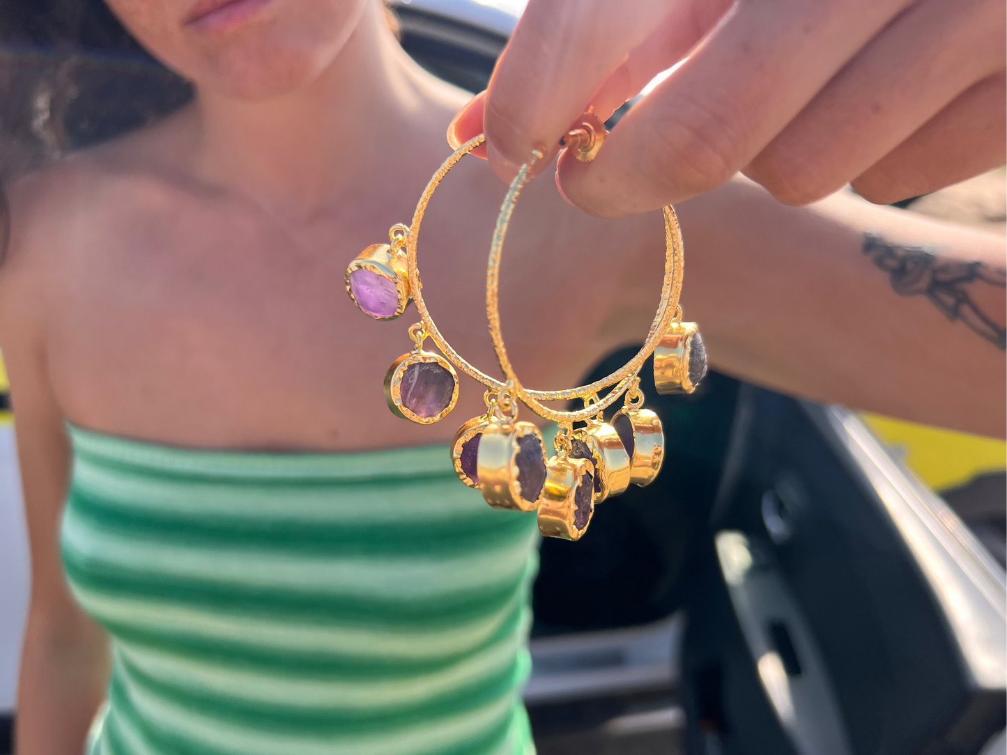 Siwa Earrings - Purple