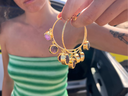 Siwa Earrings - Purple