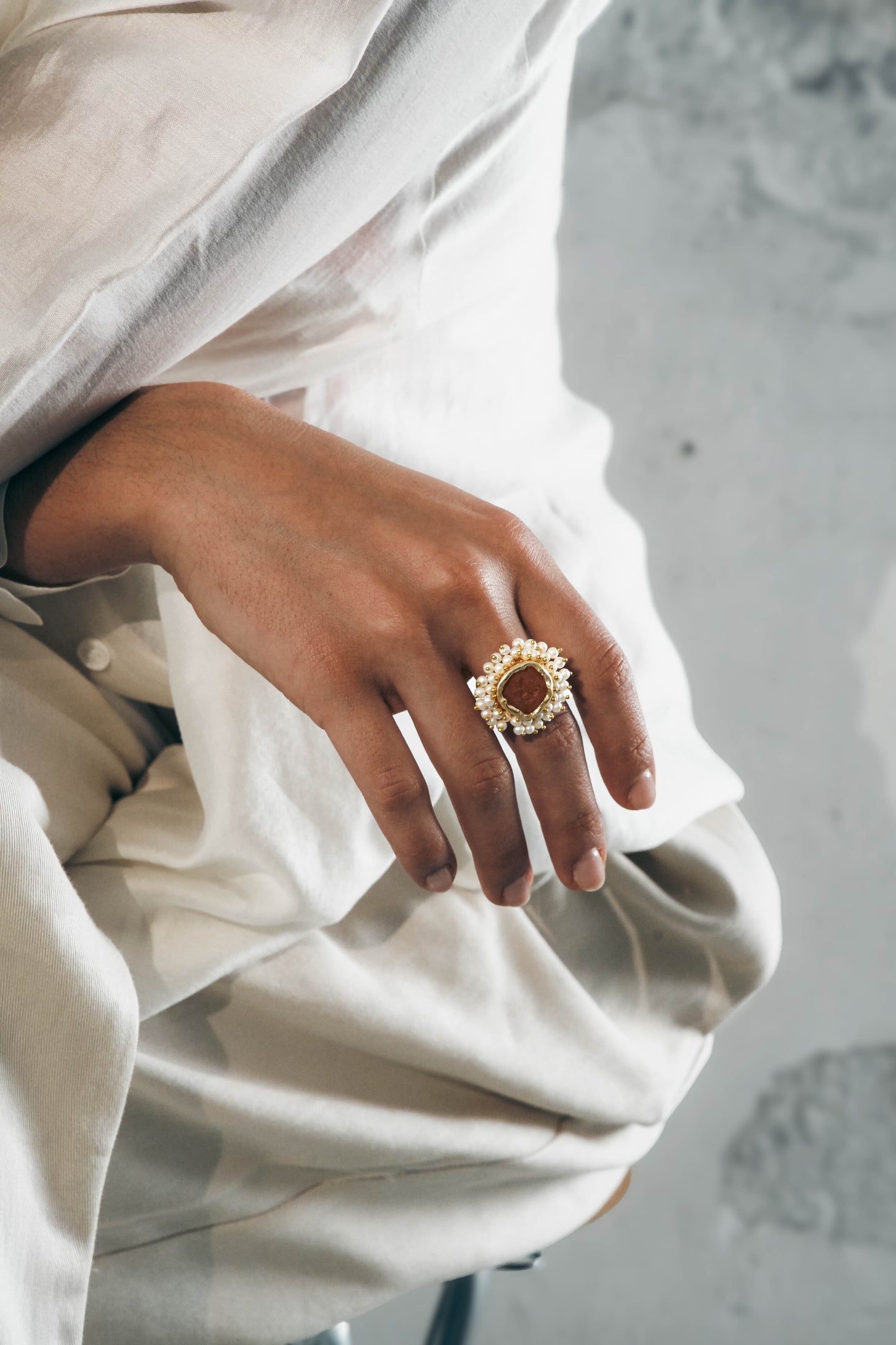 Sorrento Orange Ring