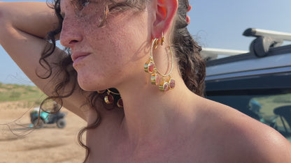 Siwa Earrings - Orange